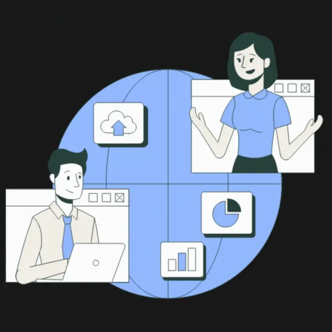 Connected network of tools